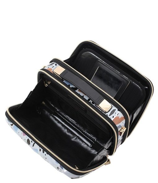 Savoir Collection Terrazzo Print Travel Beauty Case - Image 6