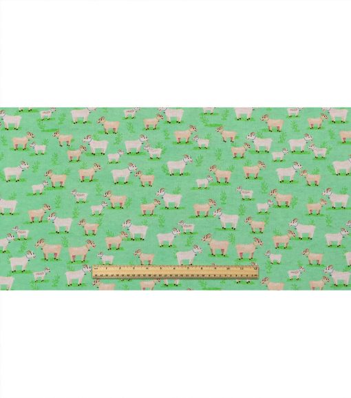 Goats Super Snuggle Flannel Fabric - Image 4