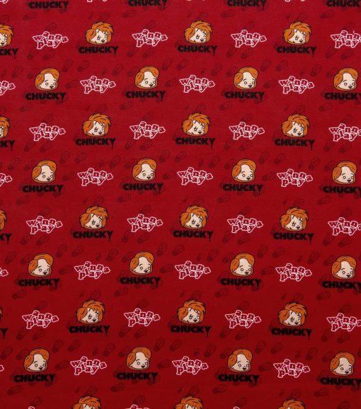 Chucky Batteries Included Cotton Fabric - Image 2