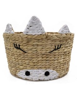 16 Unicorn Water Hyacinth Woven Basket by Place   Time
