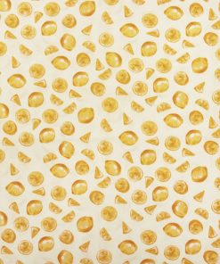 Tossed Lemons Novelty Cotton Fabric