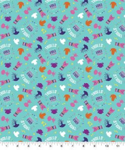 Trolls Cotton Fabric Icons