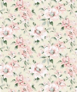 Surface Style 20.5  x 18  Petal Whispery Floral Peel   Stick Wallpaper