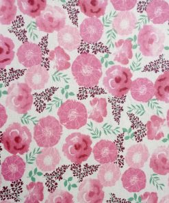 Paris Floral Super Snuggle Flannel Fabric