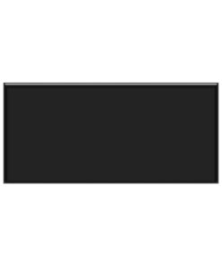 Glass Peel   Stick Floor Tile 3in x 6in   Black