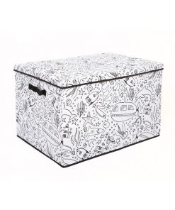 24 x 18 Under the Sea Children’s Color In Storage Cube With Lid