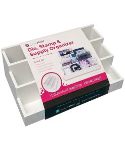 Totally Tiffany 15 Die Stamp   Supply Organizer With 6 Movable Dividers