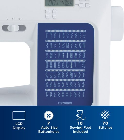 Brother CS7000X Computerized Sewing & Quilting Machine - Image 5