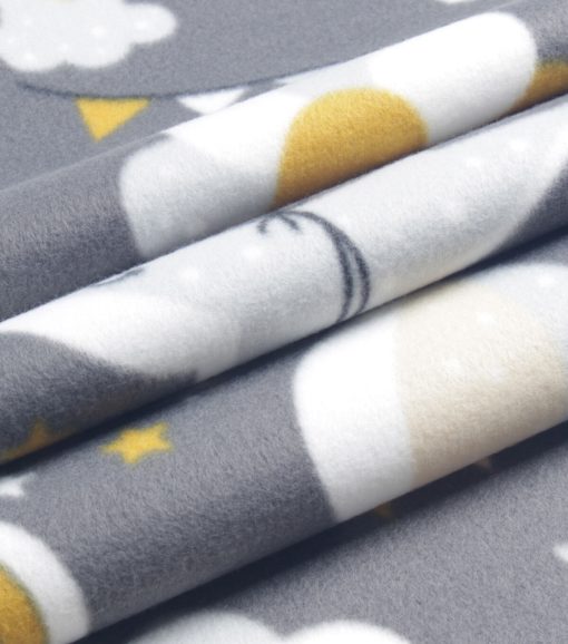 Baby Whale Blizzard Prints Fleece Fabric - Image 3