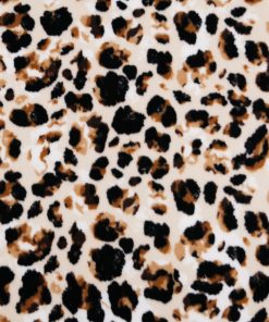 Big Cat Spots Anti Pill Fleece Fabric