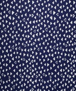 Triangles on Navy Cotton Fabric by Quilter s Showcase