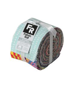 2.5 x 42 Girl Power Cotton Fabric Roll 20ct by Keepsake Calico