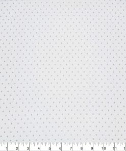 Aspirin Dots on White Quilt Cotton Fabric by Quilter s Showcase
