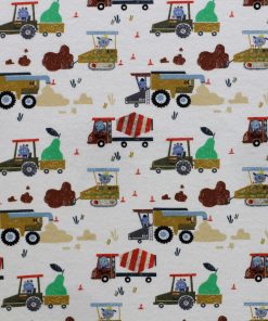 Animal Construction Super Snuggle Flannel Fabric