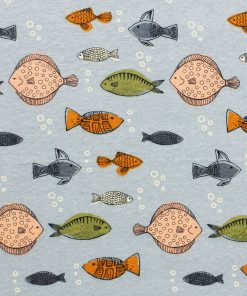 Super Snuggle POP! Colorful Fish Flannel Fabric