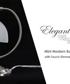 All The Rages 13 Mini Bankers Desk Lamp With Touch Dimmer Base