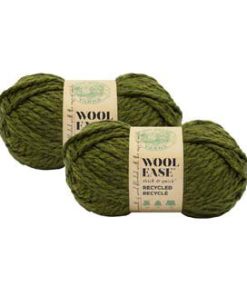 Lion Brand Wool-Ease Thick   Quick Super Bulky Recycled Yarn 2 Bundle