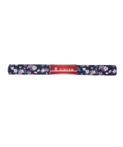 SINGER 18 x 21 Floral on Purple Cotton Fabric Quarter 1pc