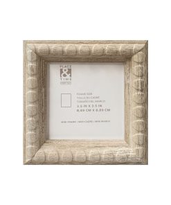3.5 x 3.5 Beige Textured Tabletop Picture Frame by Place   Time