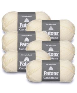 Patons Canadiana Worsted Acrylic Yarn 6 Bundle