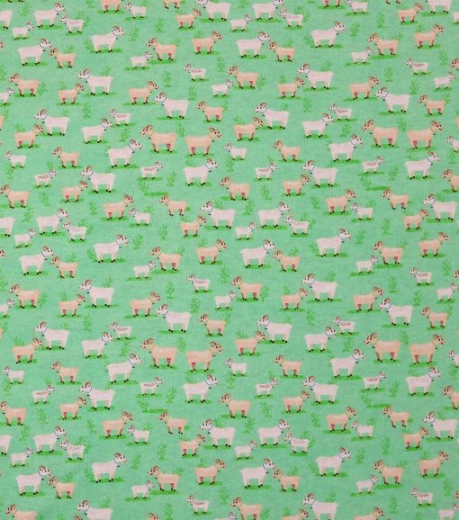 Goats Super Snuggle Flannel Fabric