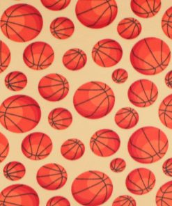 Basketball Blizzard Fleece Fabric