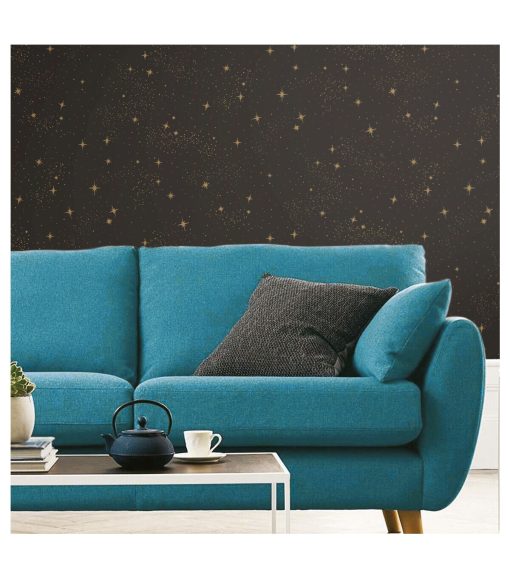 RoomMates Wallpaper Black Upon a Star - Image 2