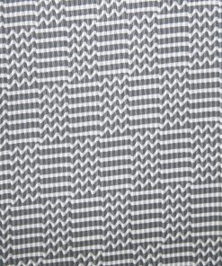 Black Wavy Checks Quilt Cotton Fabric by Keepsake Calico