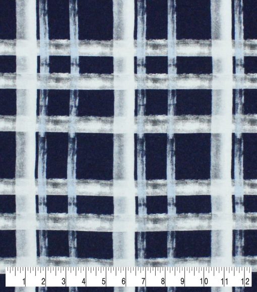 Sketchy Plaid Super Snuggle Flannel Fabric - Image 3