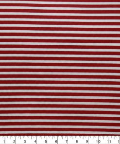 Red   White Striped Quilt Cotton Fabric by Quilter s Showcase