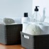 3ct Gray Jute Baskets With Handles