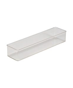 Simplify 12 Clear Narrow Drawer Organizer