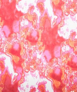 Super Snuggle Pink   Orange Jelly Tie Dye Flannel Fabric