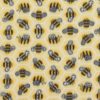 Blizzard Fleece Fabric Honeycomb Bee Tossed