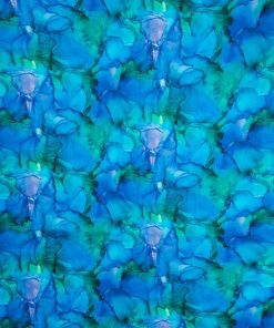 Blue   Green Blender Quilt Cotton Fabric by Keepsake Calico