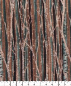Branches   Bark Anti Pill Fleece Fabric