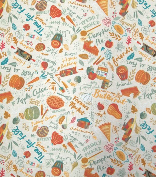 Fall Fun Super Snuggle Flannel Fabric - Image 2