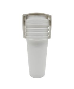 16oz White Plastic Travel Mugs 4pk by Happy