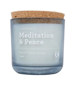 13oz Scented Glass Jar Candle With Cork Lid by Place   Time