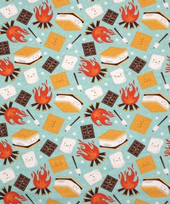 Camp Smore Super Snuggle Flannel Fabric - 1