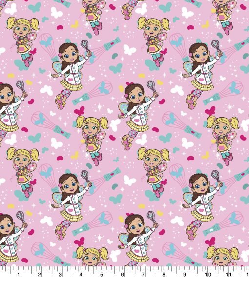 Butterbean Sparkle Magic Cotton Fabric