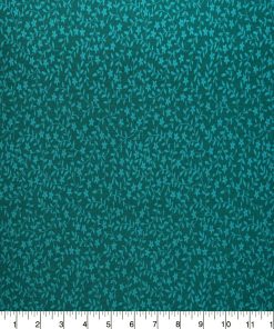 Ditsy Floral   Vines on Green Quilt Cotton Fabric by Quilter s Showcase