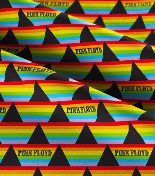 Pink Floyd Prism Stripe Cotton Fabric - Image 3