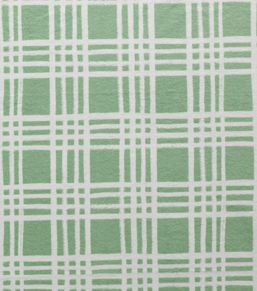 Green Plaid Super Snuggle Flannel Fabric