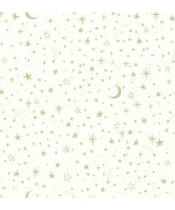 RoomMates Wallpaper Gold Twinkle Little Star