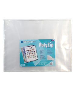 Itoya 20 x 26 Clear Art ProFolio PolyZip Envelope