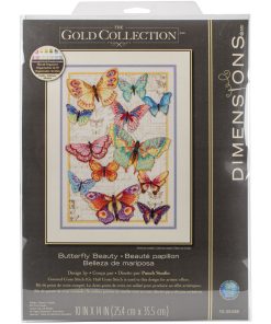 Dimensions 10 x 14 Butterfly Beauty Counted Cross Stitch Kit