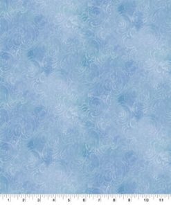 Susan Winget Blue Spring Meadow Swirl Cotton Fabric by Keepsake Calico