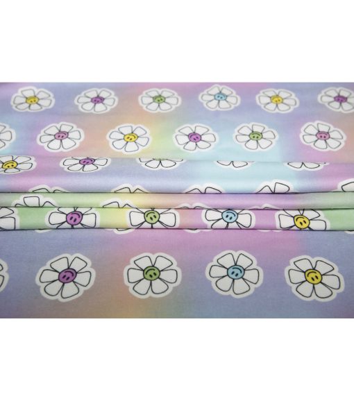 Super Snuggle Happy Daisy Flannel Fabric - Image 3