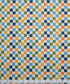 POP! Checkerboard Multi color Super Snuggle Flannel Fabric